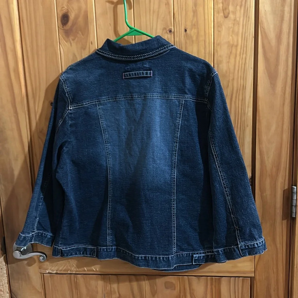 Live A Little Denim Snap Button Up Jacket - Picture 5 of 5